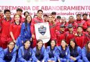 Evelyn Salgado abandera a deportistas rumbo a Juegos Conade 2023.